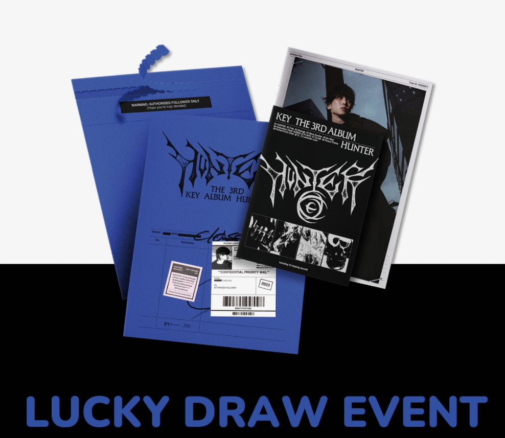 [Pre-Order] KEY -  3rd Album [HUNTER] + Lucky Draw