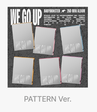 [Pre-Order] BABYMONSTER  -2nd MINI ALBUM [WE GO UP] +Pre-Order Benefit (PATTERN Ver. OPTION) (2)