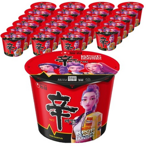 ** KPop Demon Hunters +  Shin Ramyun (large cup ramen)