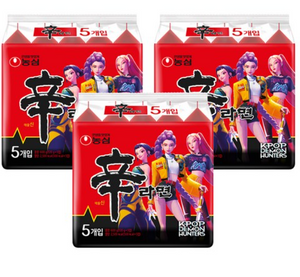 ** KPop Demon Hunters +  Shin Ramyun (noodle packet)