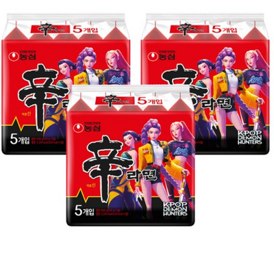 ** KPop Demon Hunters +  Shin Ramyun (noodle packet)