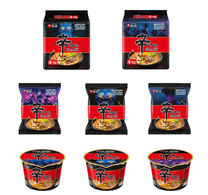 ** KPop Demon Hunters +  Shin Ramyun Black (packet noodles) (Ramen that Jinu made for me)