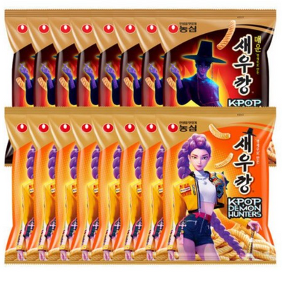 ** KPop Demon Hunters +  Nongshim Shrimp Cracker  (Basic flavor&spicy taste)