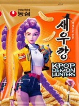 ** KPop Demon Hunters +  Nongshim Shrimp Cracker  (Basic flavor&spicy taste)