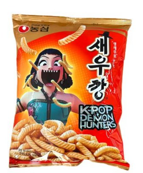 ** KPop Demon Hunters +  Nongshim Shrimp Cracker  (Basic flavor 90g)(Random)