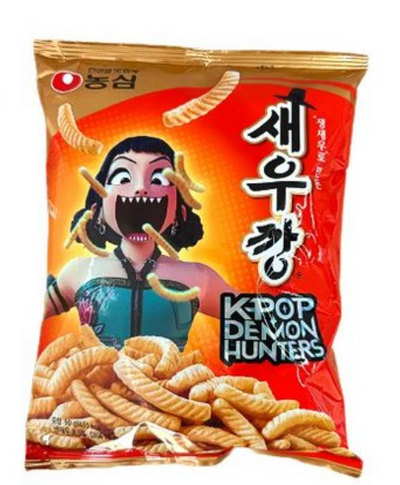 ** KPop Demon Hunters +  Nongshim Shrimp Cracker  (Basic flavor 90g)(Random)