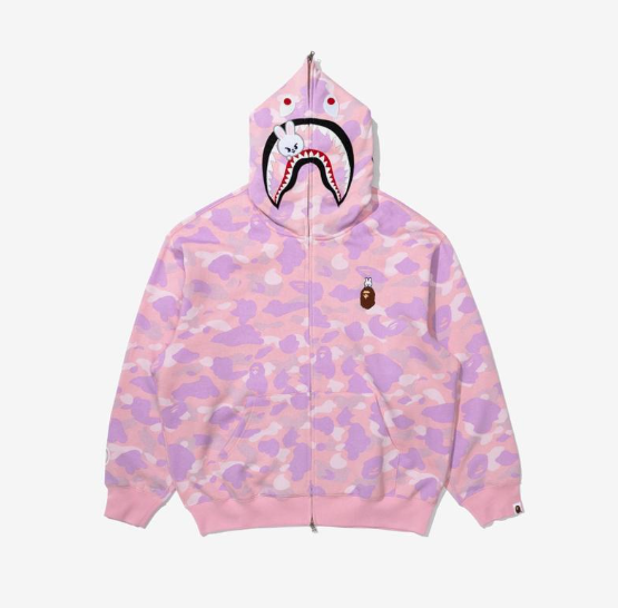 [Pre-Order] Stray Kids - BAPE X Stray Kids Leebit  SHARK FULL ZIP HOODIE M (Lee Know)