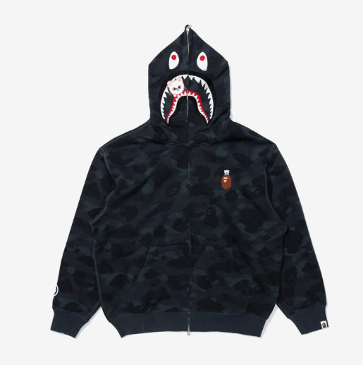 [Pre-Order] Stray Kids - BAPE X Stray Kids Jiniret  SHARK FULL ZIP HOODIE M (Hyunjin)