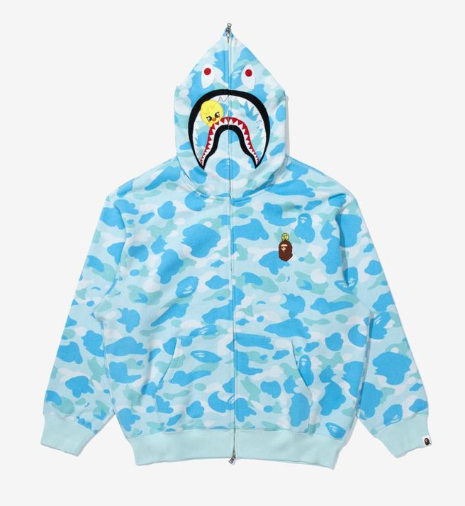 [Pre-Order] Stray Kids - BAPE X Stray Kids BbokAri  SHARK FULL ZIP HOODIE M (Felix)