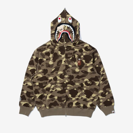 [Pre-Order] Stray Kids - BAPE X Stray Kids PuppyM  SHARK FULL ZIP HOODIE M (Seungmin)