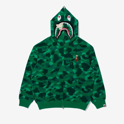 [Pre-Order] Stray Kids - BAPE X Stray Kids FoxI.Ny SHARK FULL ZIP HOODIE M (I.N)