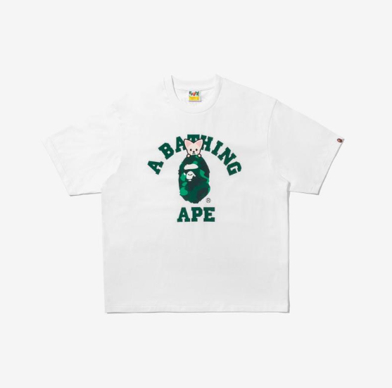[Pre-Order] Stray Kids -BAPE X Stray Kids FoxI.Ny COLLEGE TEE M (I.N) - BAPE X Stray Kids