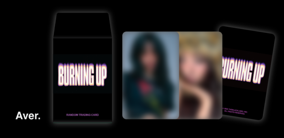 **[PRE-ORDER] MEOVV - "BURNING UP" OFFICIAL MERCH (MEOVV RANDOM TRADING PHOTOCARD)