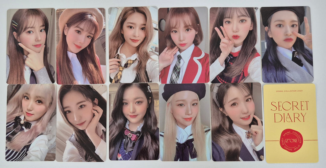 IZ*ONE - " SECRET DIARY "  Official Phtocard Set (Version Choice)