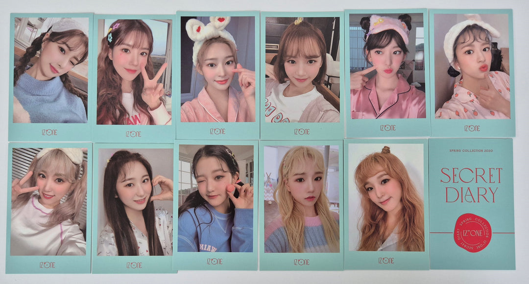 IZ*ONE - " SECRET DIARY "  Official Phtocard Set (Version Choice)