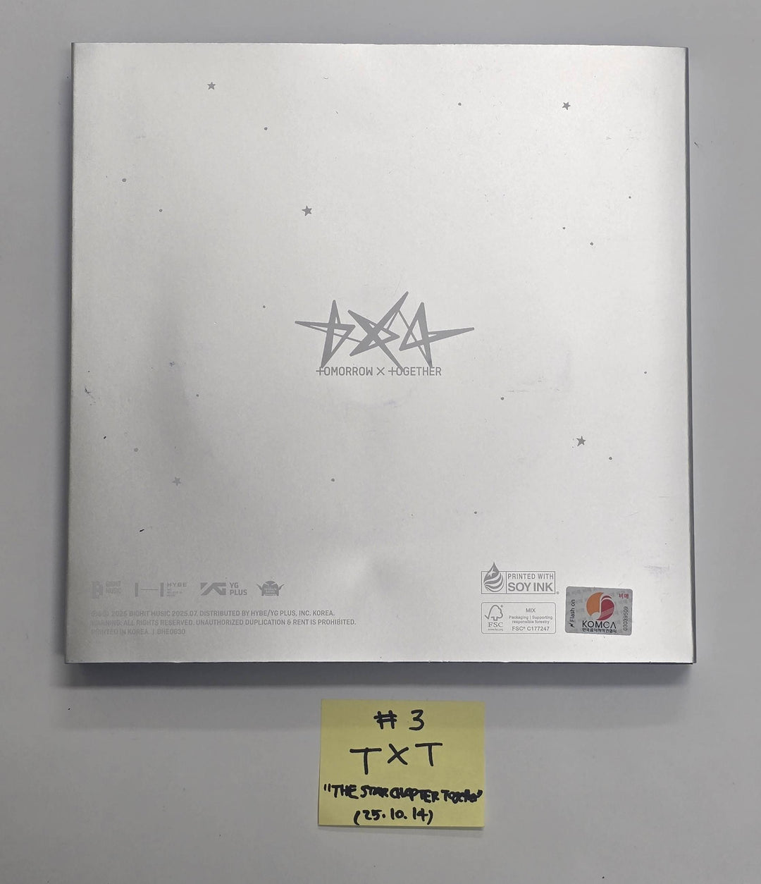 JIN (Of BTS) "Echo", IVE "IVE EMPATHY", Stray Kids "KARMA", ILLIT "bomb", TXT "Star Chapter: Together", ZEROBASEONE "CINEMA PARADISE" - Hand Autographed(Signed) Promo Album [25.10.14]