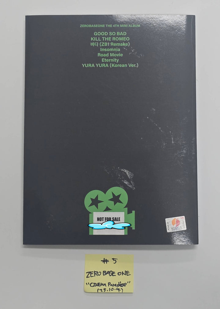JIN (Of BTS) "Echo", IVE "IVE EMPATHY", Stray Kids "KARMA", ILLIT "bomb", TXT "Star Chapter: Together", ZEROBASEONE "CINEMA PARADISE" - Hand Autographed(Signed) Promo Album [25.10.14]