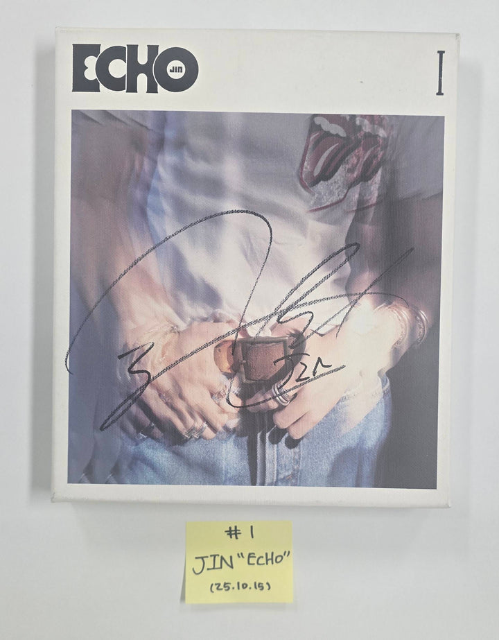 JIN (Of BTS) "Echo", DAY6 "The DECADE", TZUYU (Of TWICE) "abouTZU", Nayeon (Of TWICE) "NA", Yeji "Air", Xdinary Heroes "Beautiful Mind", NMIXX "Fe3O4: FORWARD" - Hand Autographed(Signed) Promo Album [25.10.15]