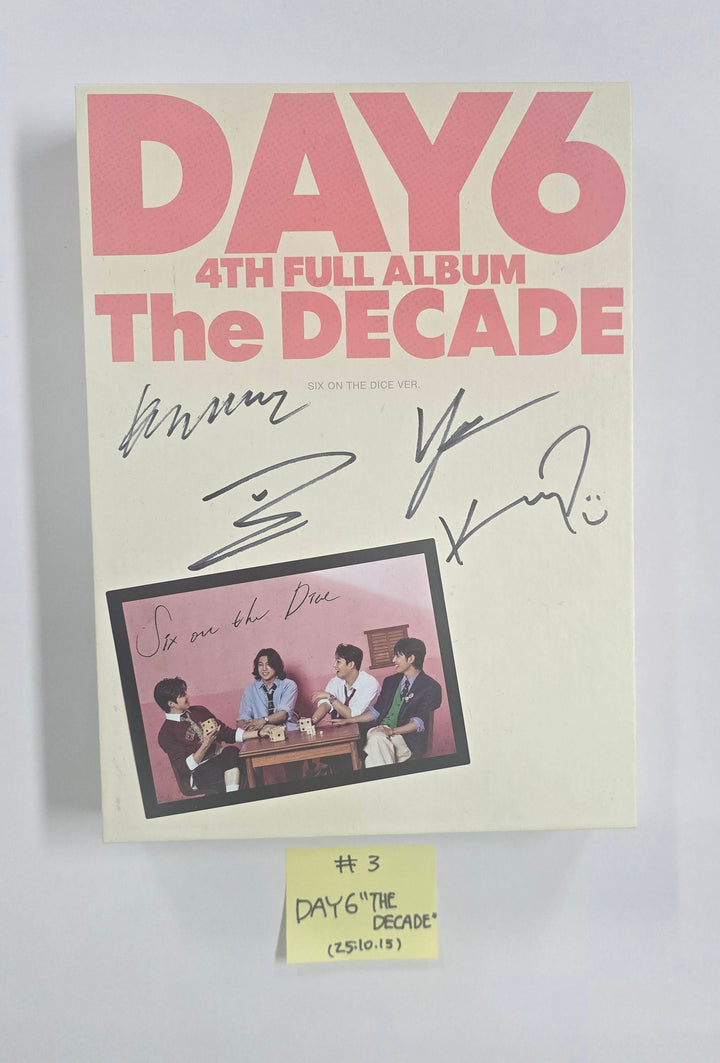 JIN (Of BTS) "Echo", DAY6 "The DECADE", TZUYU (Of TWICE) "abouTZU", Nayeon (Of TWICE) "NA", Yeji "Air", Xdinary Heroes "Beautiful Mind", NMIXX "Fe3O4: FORWARD" - Hand Autographed(Signed) Promo Album [25.10.15]