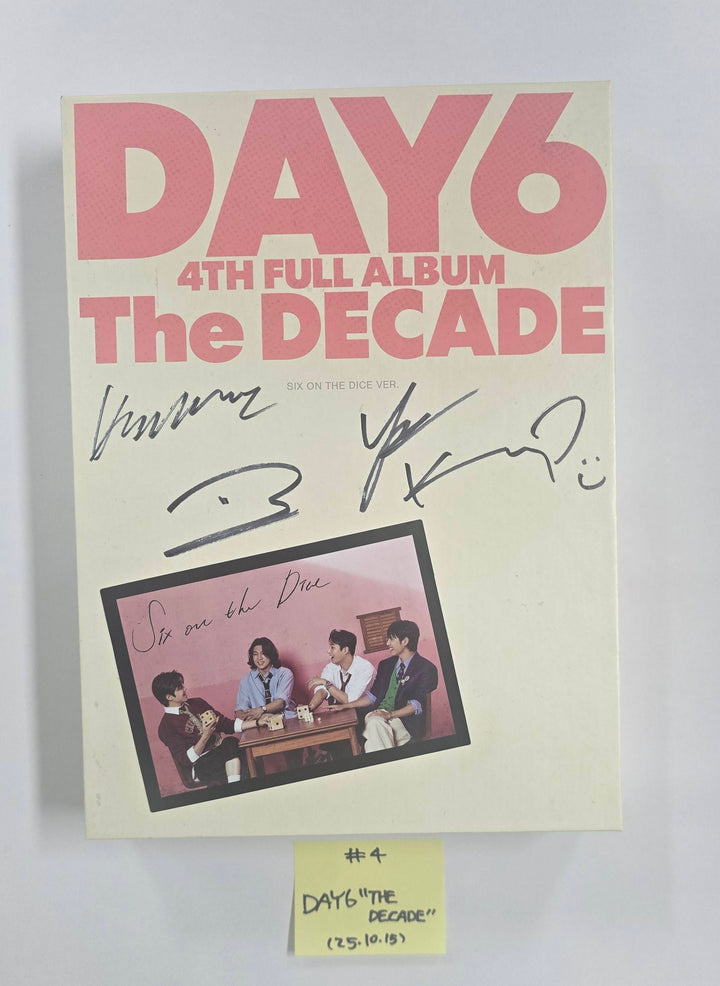 JIN (Of BTS) "Echo", DAY6 "The DECADE", TZUYU (Of TWICE) "abouTZU", Nayeon (Of TWICE) "NA", Yeji "Air", Xdinary Heroes "Beautiful Mind", NMIXX "Fe3O4: FORWARD" - Hand Autographed(Signed) Promo Album [25.10.15]