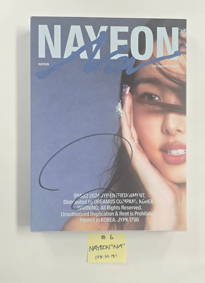 JIN (Of BTS) "Echo", DAY6 "The DECADE", TZUYU (Of TWICE) "abouTZU", Nayeon (Of TWICE) "NA", Yeji "Air", Xdinary Heroes "Beautiful Mind", NMIXX "Fe3O4: FORWARD" - Hand Autographed(Signed) Promo Album [25.10.15]
