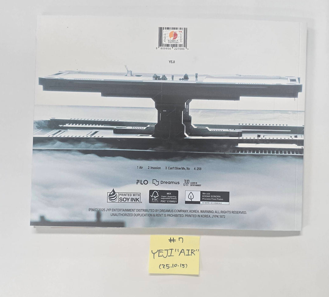 JIN (Of BTS) "Echo", DAY6 "The DECADE", TZUYU (Of TWICE) "abouTZU", Nayeon (Of TWICE) "NA", Yeji "Air", Xdinary Heroes "Beautiful Mind", NMIXX "Fe3O4: FORWARD" - Hand Autographed(Signed) Promo Album [25.10.15]