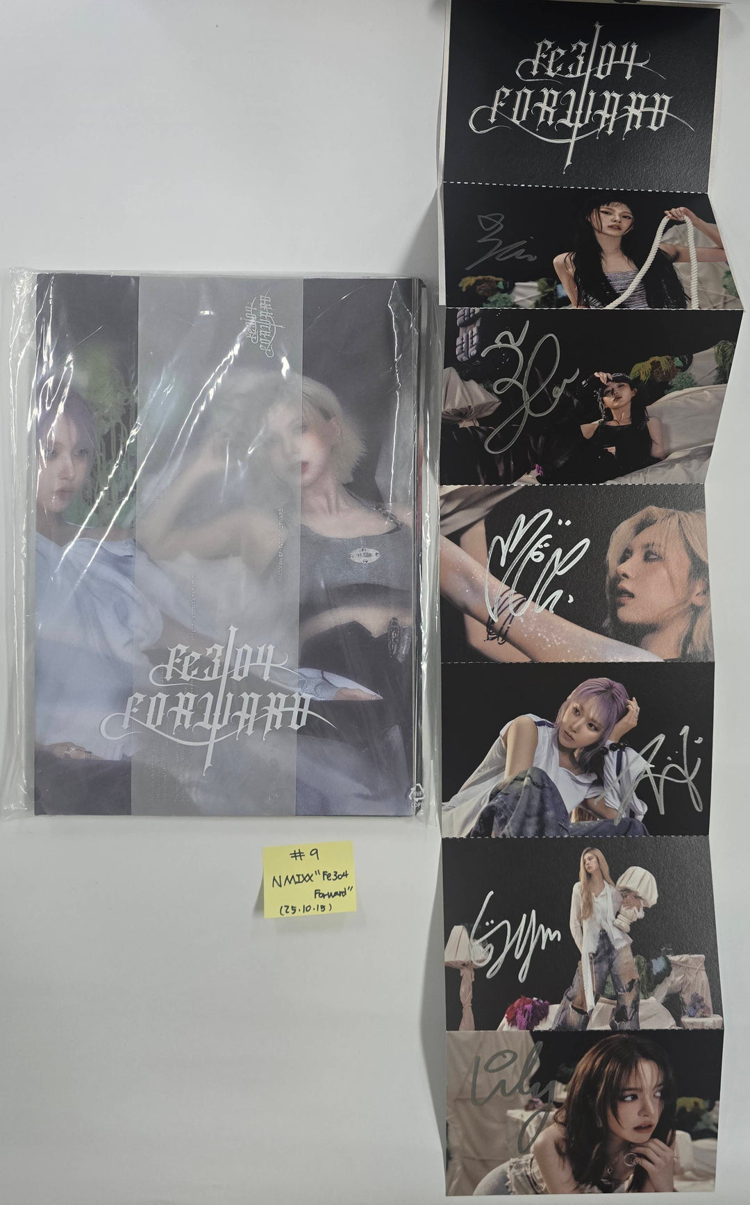 JIN (Of BTS) "Echo", DAY6 "The DECADE", TZUYU (Of TWICE) "abouTZU", Nayeon (Of TWICE) "NA", Yeji "Air", Xdinary Heroes "Beautiful Mind", NMIXX "Fe3O4: FORWARD" - Hand Autographed(Signed) Promo Album [25.10.15]