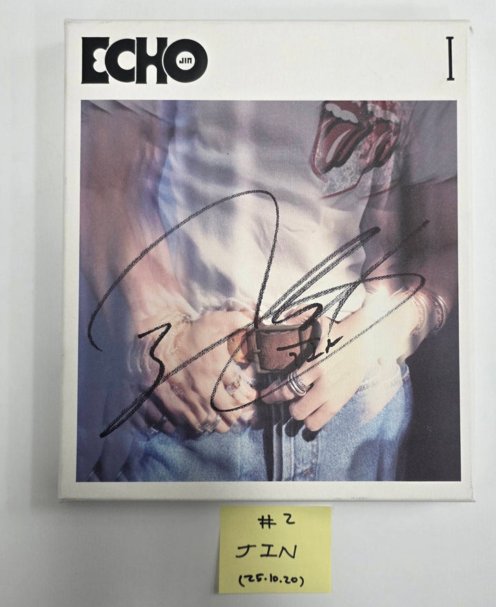 JIN (Of BTS) "Echo", Stray Kids "KARMA", CORTIS "COLOR OUTSIDE THE LINES" - Hand Autographed(Signed) Promo Album [25.10.20]