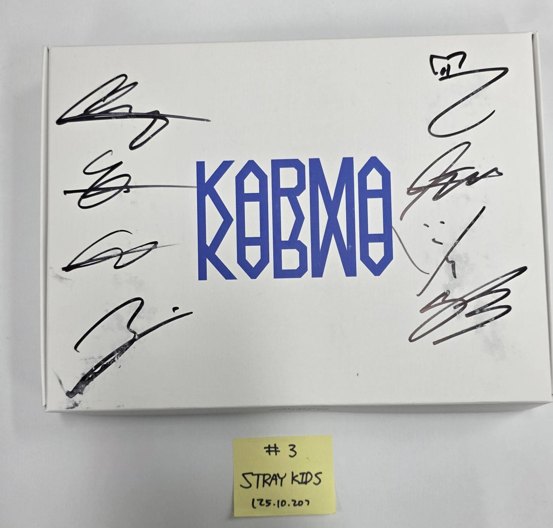 JIN (Of BTS) "Echo", Stray Kids "KARMA", CORTIS "COLOR OUTSIDE THE LINES" - Hand Autographed(Signed) Promo Album [25.10.20]