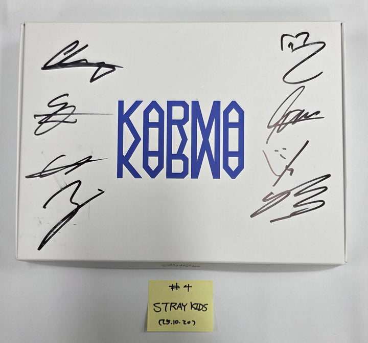 JIN (Of BTS) "Echo", Stray Kids "KARMA", CORTIS "COLOR OUTSIDE THE LINES" - Hand Autographed(Signed) Promo Album [25.10.20]