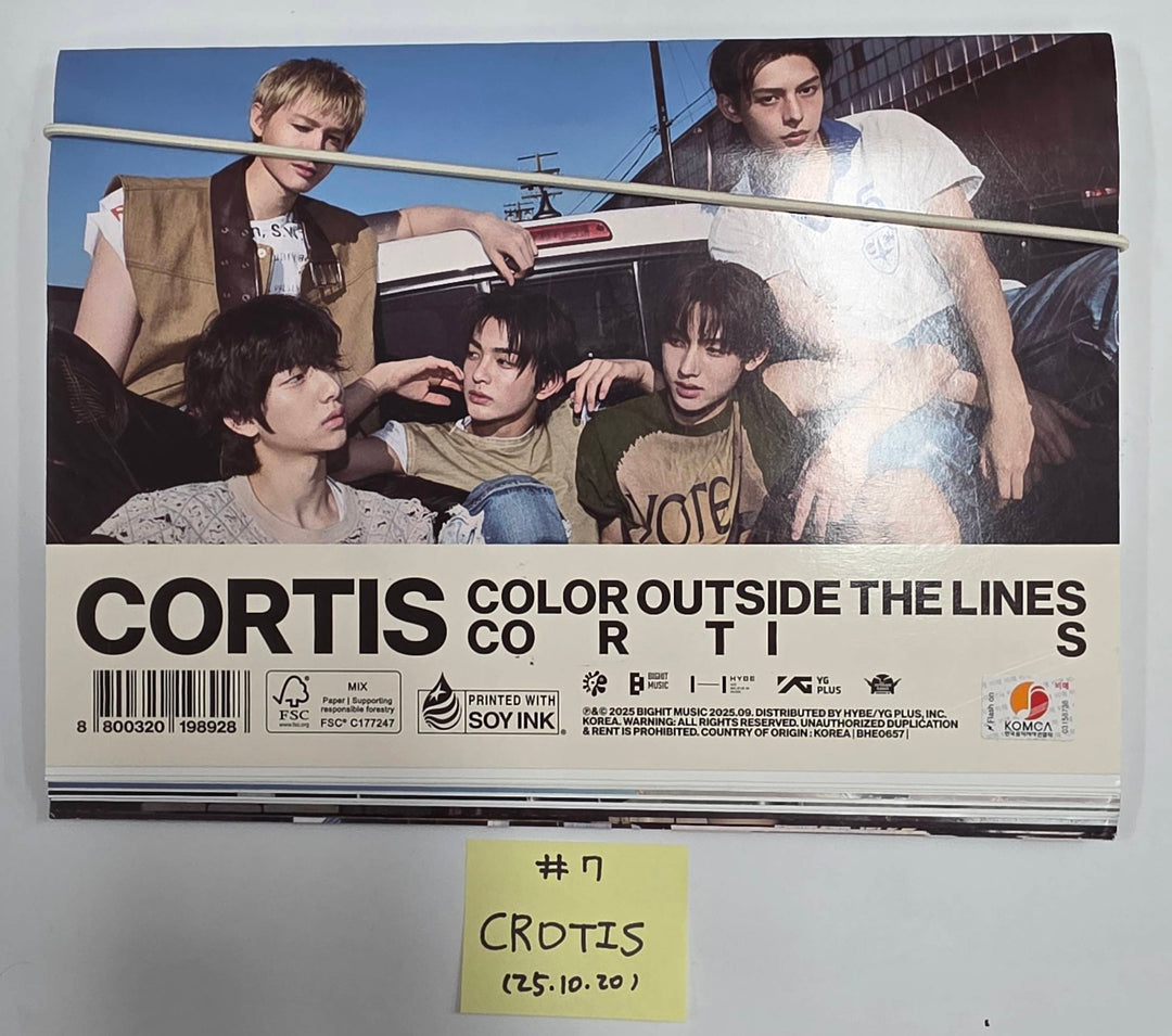 JIN (Of BTS) "Echo", Stray Kids "KARMA", CORTIS "COLOR OUTSIDE THE LINES" - Hand Autographed(Signed) Promo Album [25.10.20]