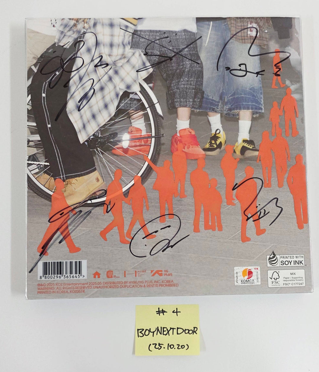 ALLDAY PROJECT "FAMOUS", TWS "Play hard",BOYNEXTDOOR "No Genre",DAY6 "The DECADE", KickFlip "Flip it, Kick it!" - Hand Autographed(Signed) Promo Album [25.10.20]