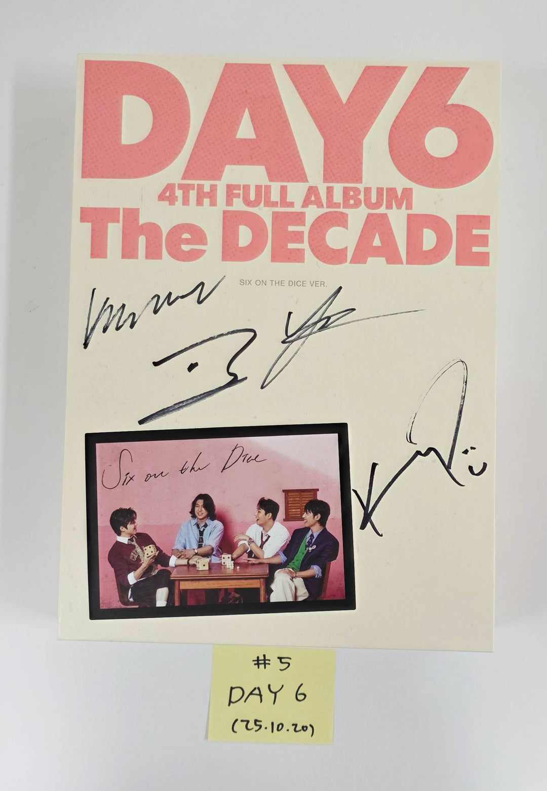 ALLDAY PROJECT "FAMOUS", TWS "Play hard",BOYNEXTDOOR "No Genre",DAY6 "The DECADE", KickFlip "Flip it, Kick it!" - Hand Autographed(Signed) Promo Album [25.10.20]