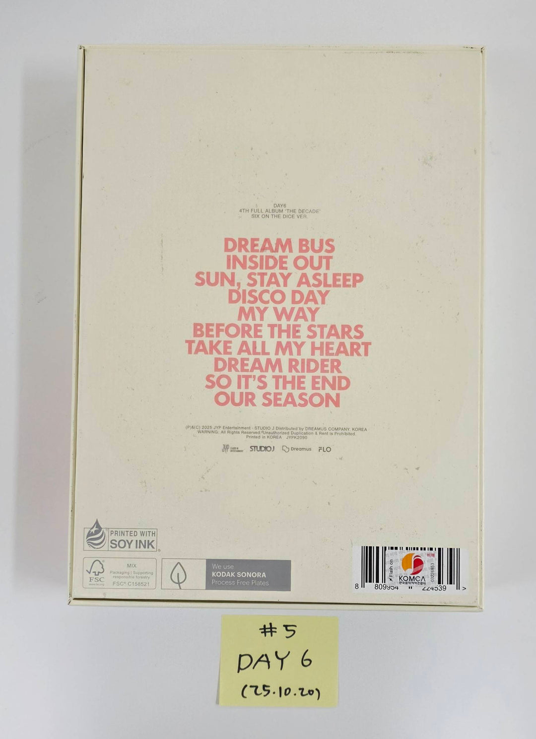 ALLDAY PROJECT "FAMOUS", TWS "Play hard",BOYNEXTDOOR "No Genre",DAY6 "The DECADE", KickFlip "Flip it, Kick it!" - Hand Autographed(Signed) Promo Album [25.10.20]