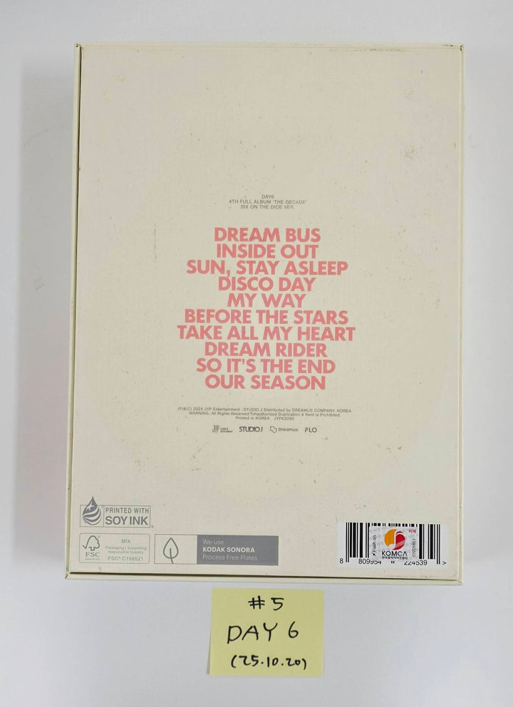 ALLDAY PROJECT "FAMOUS", TWS "Play hard",BOYNEXTDOOR "No Genre",DAY6 "The DECADE", KickFlip "Flip it, Kick it!" - Hand Autographed(Signed) Promo Album [25.10.20]