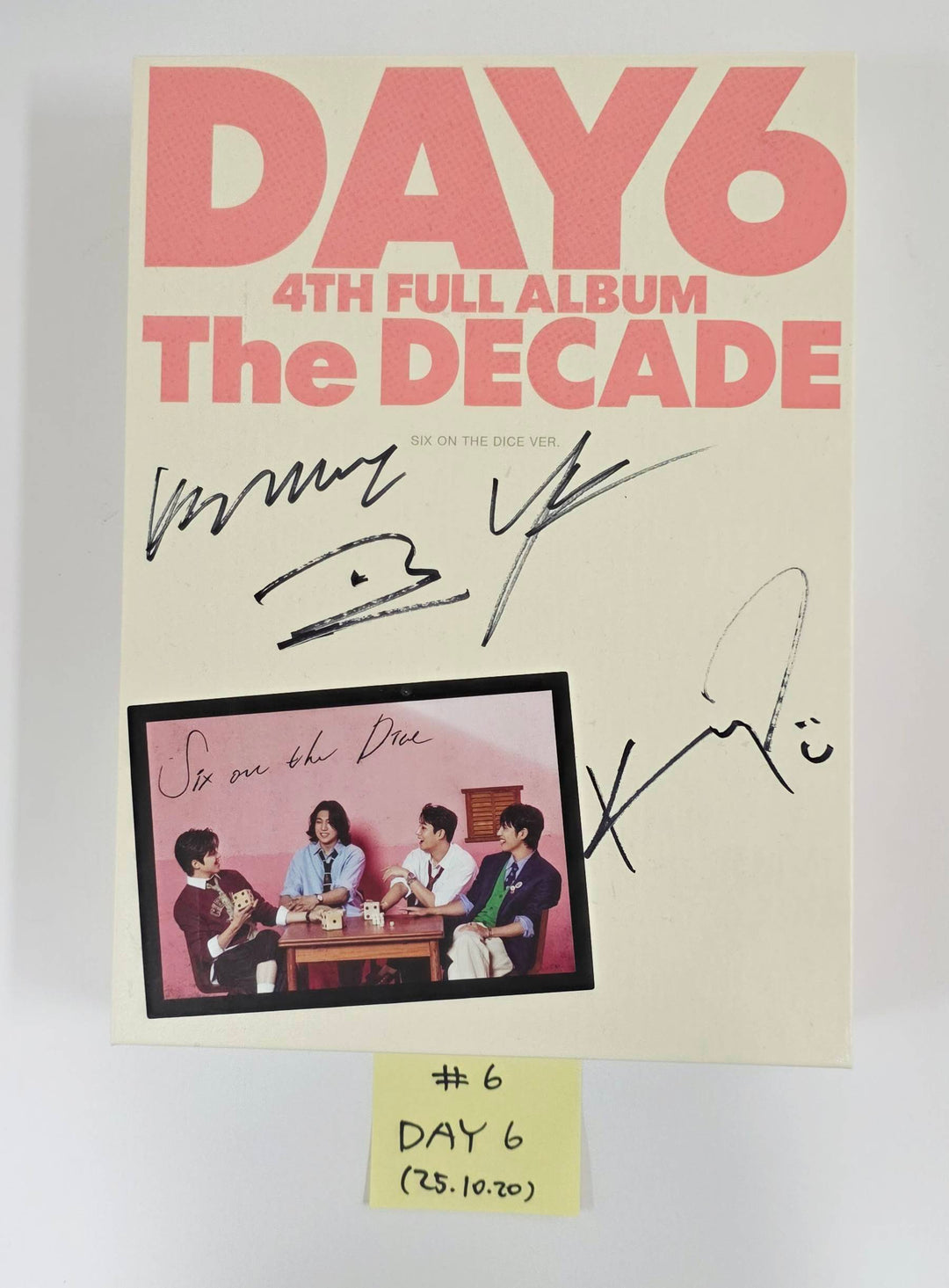 ALLDAY PROJECT "FAMOUS", TWS "Play hard",BOYNEXTDOOR "No Genre",DAY6 "The DECADE", KickFlip "Flip it, Kick it!" - Hand Autographed(Signed) Promo Album [25.10.20]