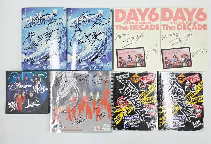 ALLDAY PROJECT "FAMOUS", TWS "Play hard",BOYNEXTDOOR "No Genre",DAY6 "The DECADE", KickFlip "Flip it, Kick it!" - Hand Autographed(Signed) Promo Album [25.10.20]