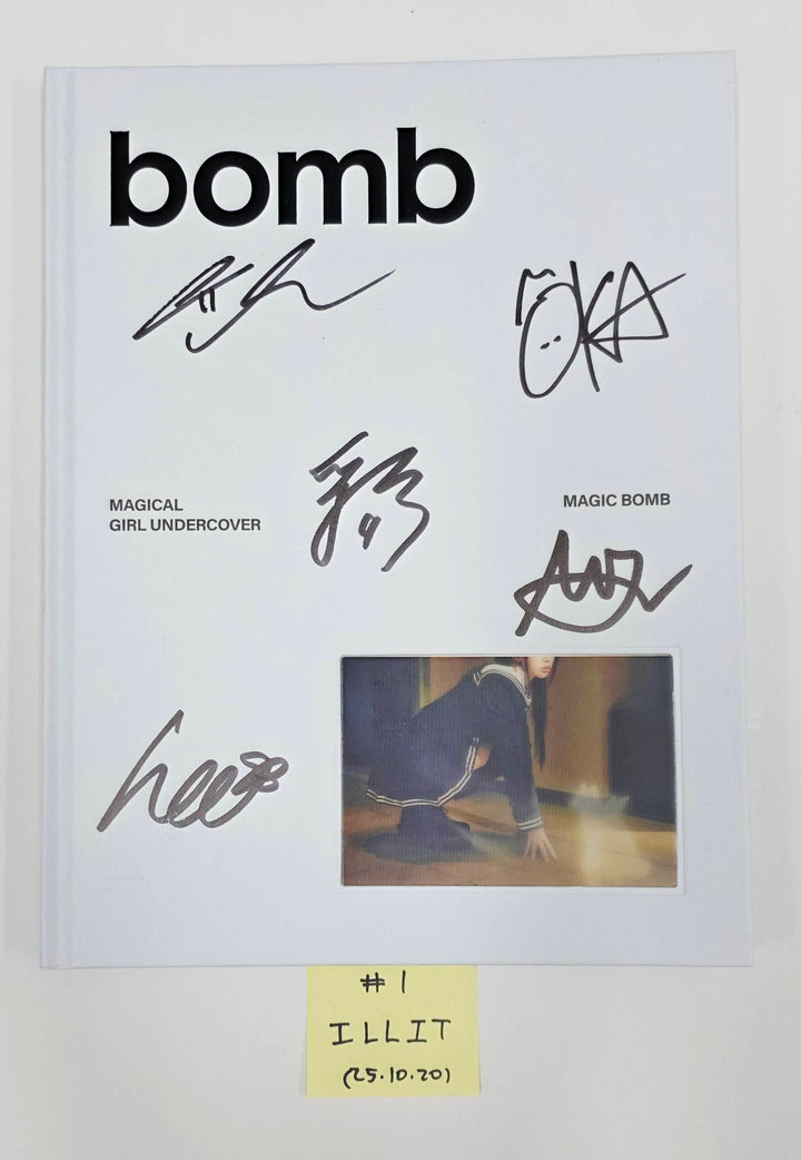 ILLIT "bomb", Yeji "Air", ITZY "Girls Will Be Girls", IZNA "Not Just Pretty", SAY MY NAME "iLy" - Hand Autographed(Signed) Promo Album [25.10.20]