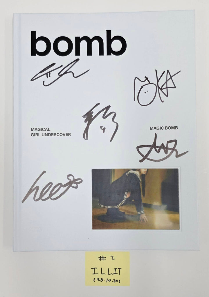 ILLIT "bomb", Yeji "Air", ITZY "Girls Will Be Girls", IZNA "Not Just Pretty", SAY MY NAME "iLy" - Hand Autographed(Signed) Promo Album [25.10.20]
