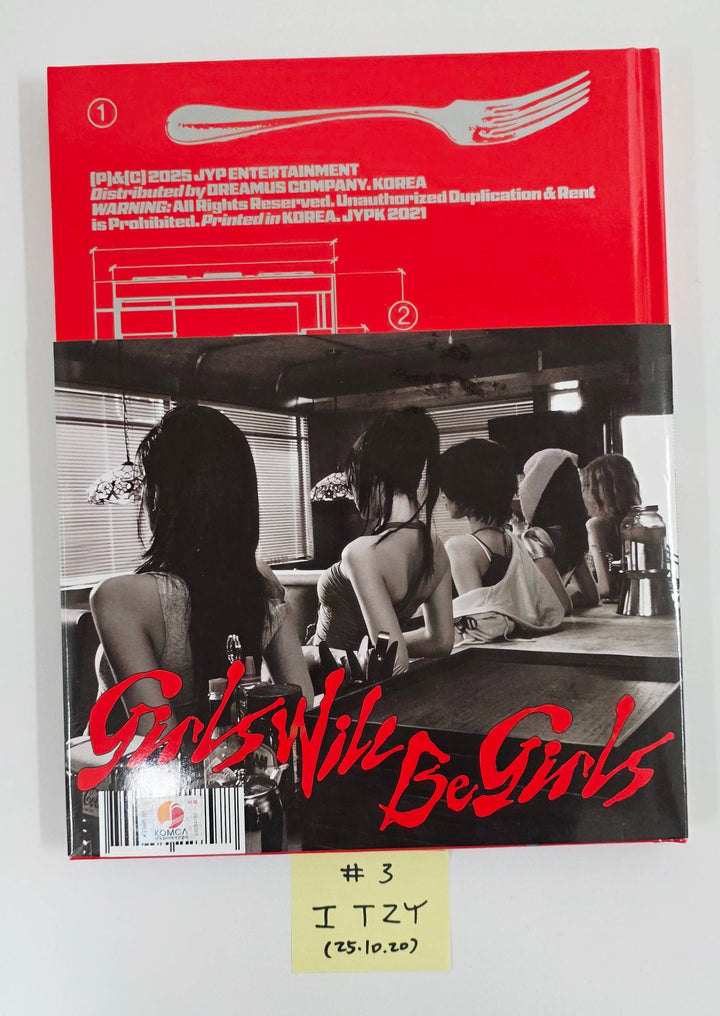 ILLIT "bomb", Yeji "Air", ITZY "Girls Will Be Girls", IZNA "Not Just Pretty", SAY MY NAME "iLy" - Hand Autographed(Signed) Promo Album [25.10.20]