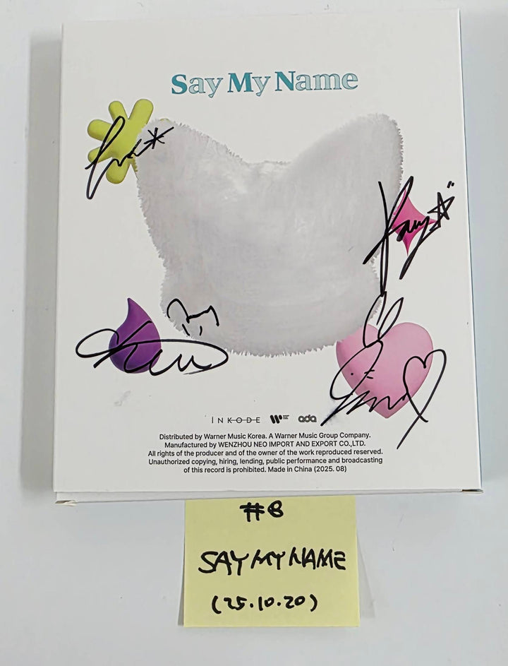 ILLIT "bomb", Yeji "Air", ITZY "Girls Will Be Girls", IZNA "Not Just Pretty", SAY MY NAME "iLy" - Hand Autographed(Signed) Promo Album [25.10.20]