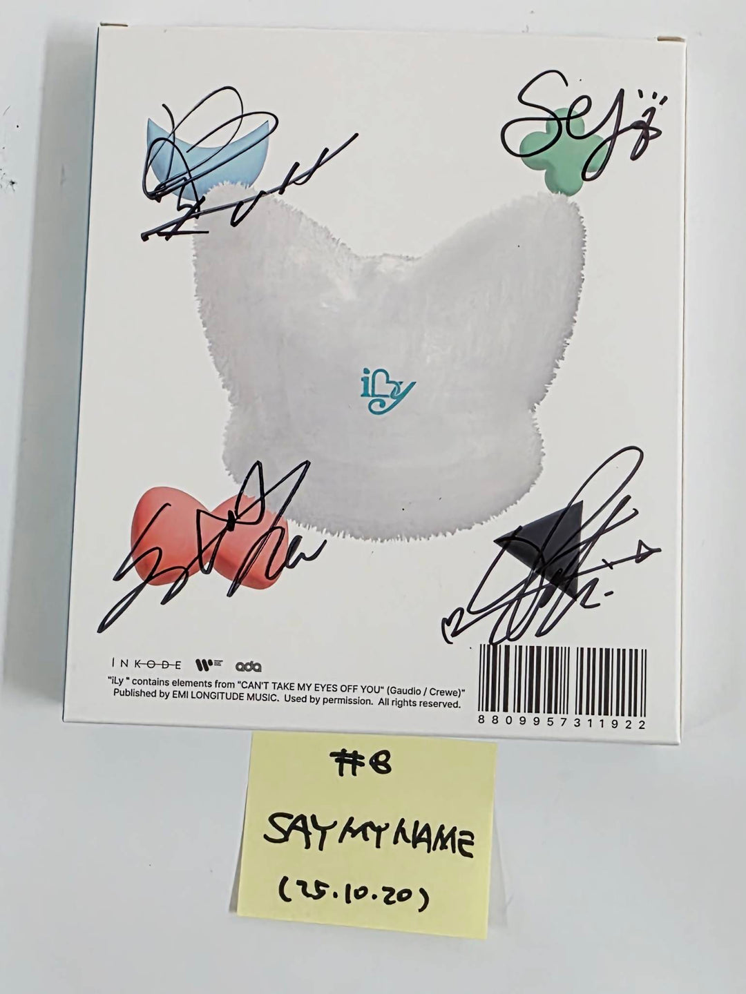 ILLIT "bomb", Yeji "Air", ITZY "Girls Will Be Girls", IZNA "Not Just Pretty", SAY MY NAME "iLy" - Hand Autographed(Signed) Promo Album [25.10.20]