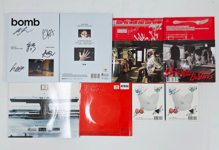 ILLIT "bomb", Yeji "Air", ITZY "Girls Will Be Girls", IZNA "Not Just Pretty", SAY MY NAME "iLy" - Hand Autographed(Signed) Promo Album [25.10.20]