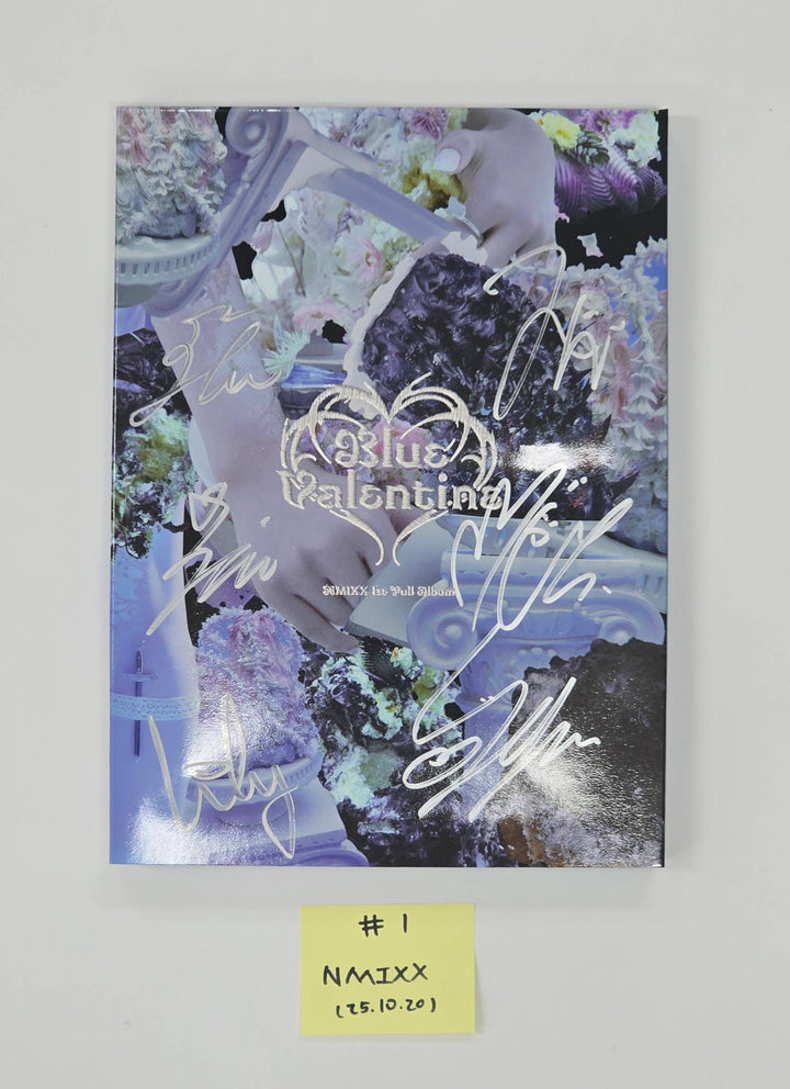 NMIXX "Blue Valentine" & "Fe3O4: FORWARD" - Hand Autographed(Signed) Promo Album [25.10.20]