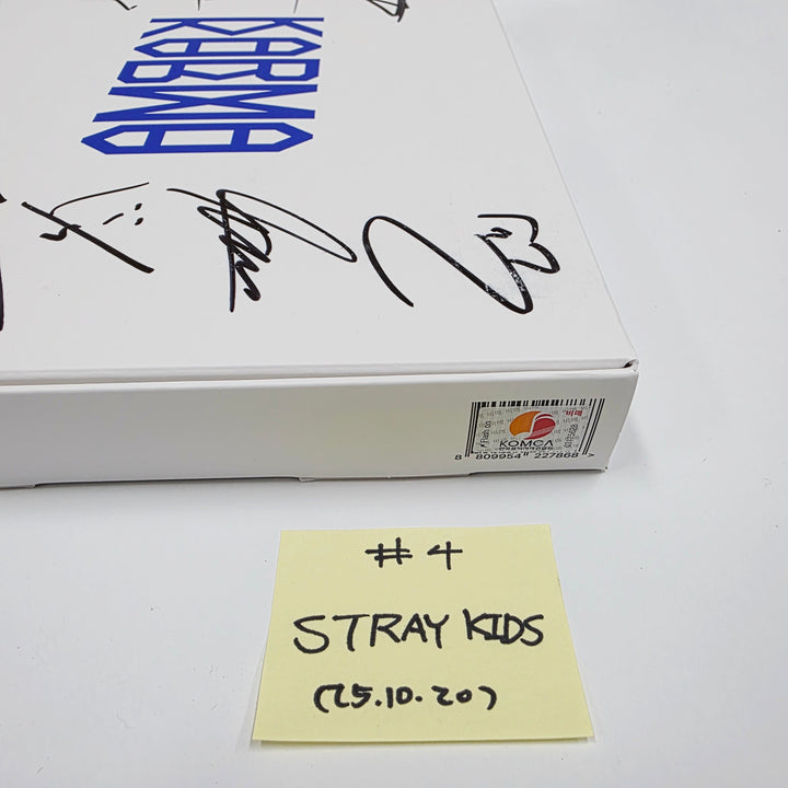 JIN (Of BTS) "Echo", Stray Kids "KARMA", CORTIS "COLOR OUTSIDE THE LINES" - Hand Autographed(Signed) Promo Album [25.10.20]