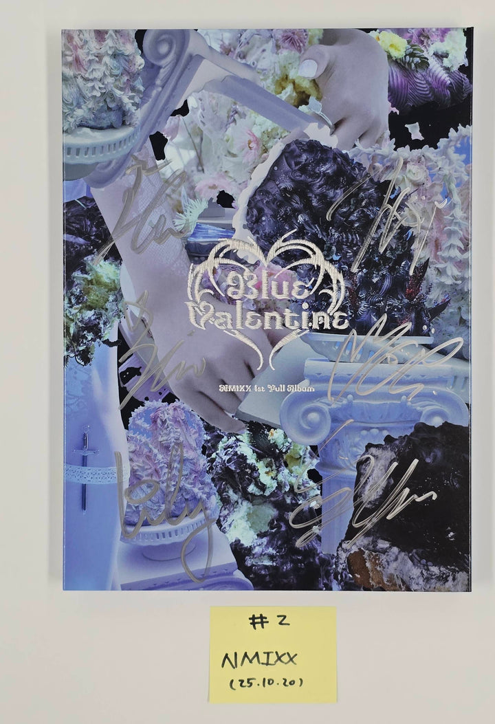 NMIXX "Blue Valentine" & "Fe3O4: FORWARD" - Hand Autographed(Signed) Promo Album [25.10.20]