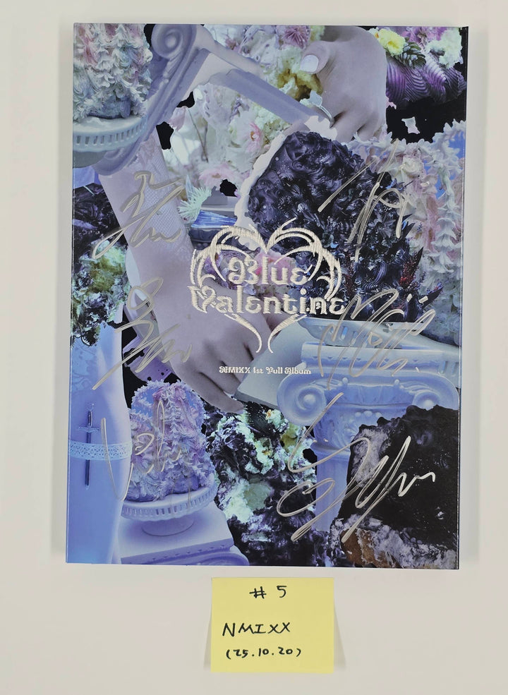 NMIXX "Blue Valentine" & "Fe3O4: FORWARD" - Hand Autographed(Signed) Promo Album [25.10.20]