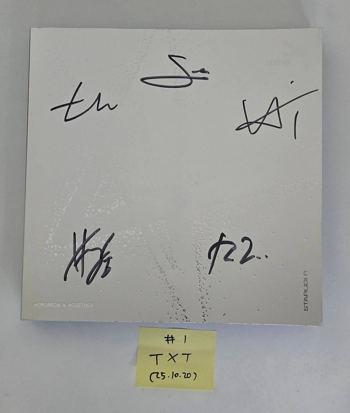 TXT "SANCTUARY" & "Star Chapter: Together", ARTMS "Club Icarus" - Hand Autographed(Signed) Promo Album [25.10.20]