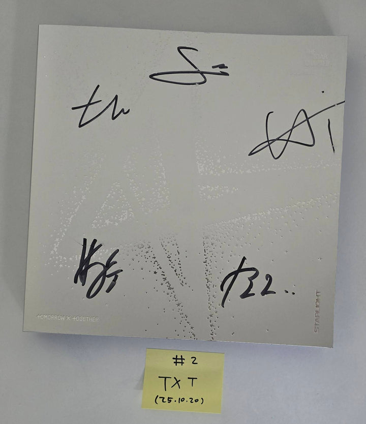 TXT "SANCTUARY" & "Star Chapter: Together", ARTMS "Club Icarus" - Hand Autographed(Signed) Promo Album [25.10.20]