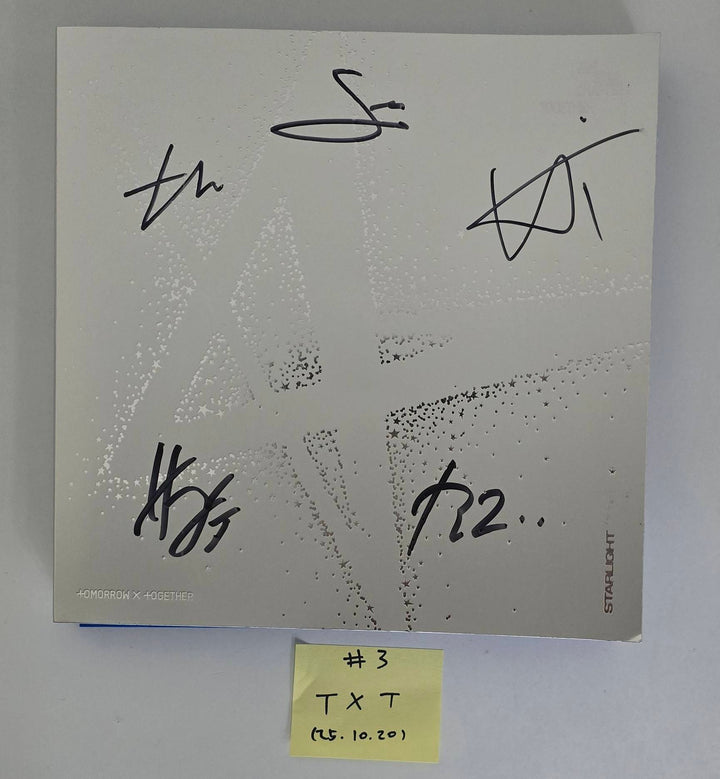 TXT "SANCTUARY" & "Star Chapter: Together", ARTMS "Club Icarus" - Hand Autographed(Signed) Promo Album [25.10.20]